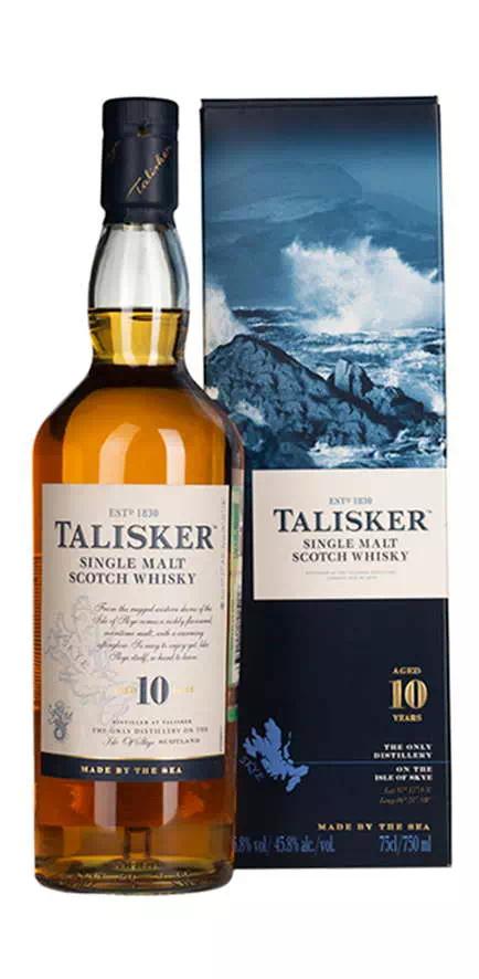 Виски односолодовый Талискер 10-летний (о.Скай)