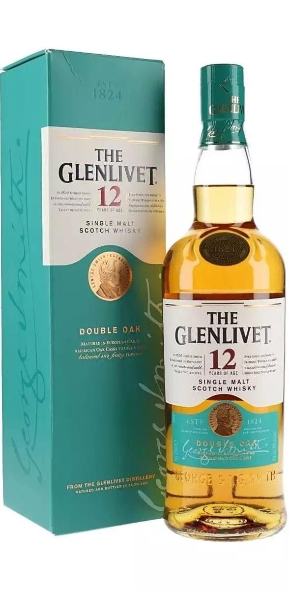 Виски односолодовый Гленливет 12-летний "Дабл Оак"