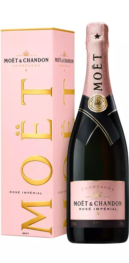 Шампанское Моэт и Шандон "Империаль" Брют Розе AOC Шампань