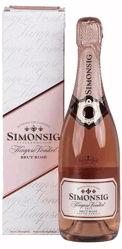 Игристое вино Симонсиг "Каапсе Вонкель" Брют Розе WO Стелленбош