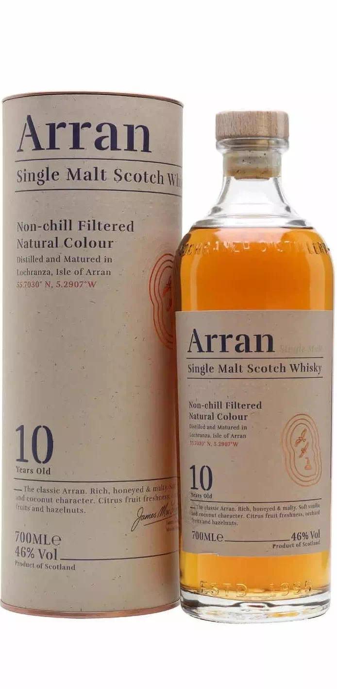 Виски односолодовый Арран 10-летний (о.Арран)