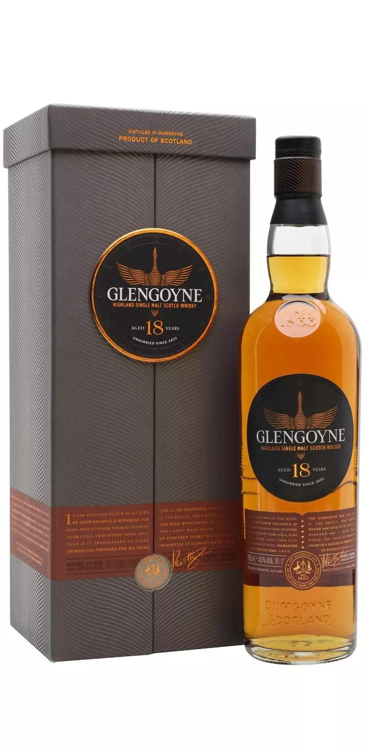 Виски односолодовый Гленгойн 18-летний (Хайленд)