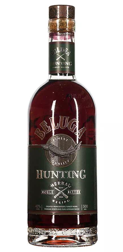 Ликёр десертный Белуга "Хантинг" Травяной