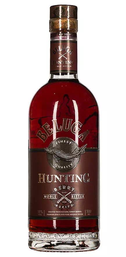 Ликёр десертный Белуга "Хантинг" Ягодный Биттер
