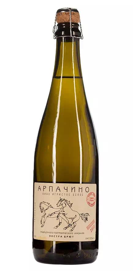 Игристое вино Арпачино Сибирьковый Экстра Брют ЗГУ Долина Дона