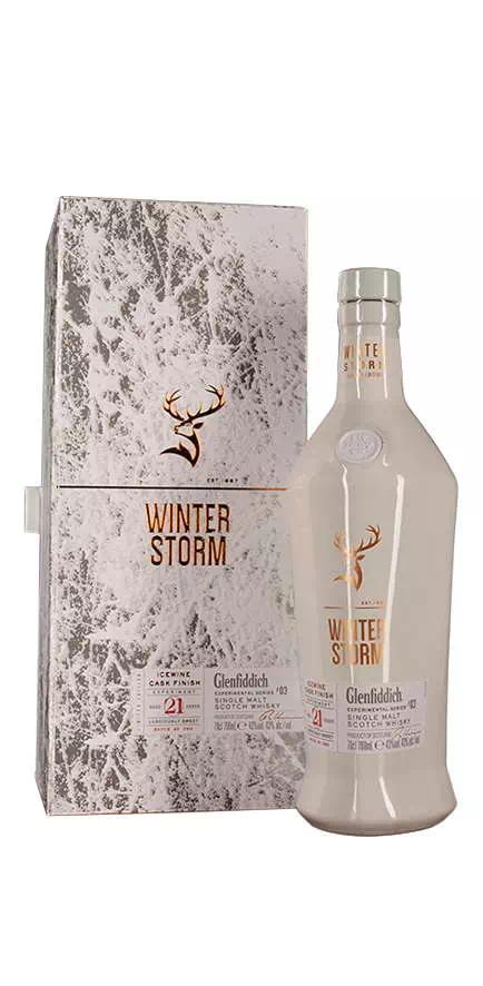 Виски односолодовый Гленфиддик 21-летний "Винтер Сторм" АйсВайн Каск (Спейсайд)