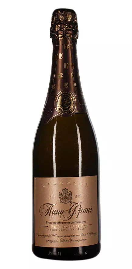 Игристое вино Новый Свет Пино Фран Брют Розе