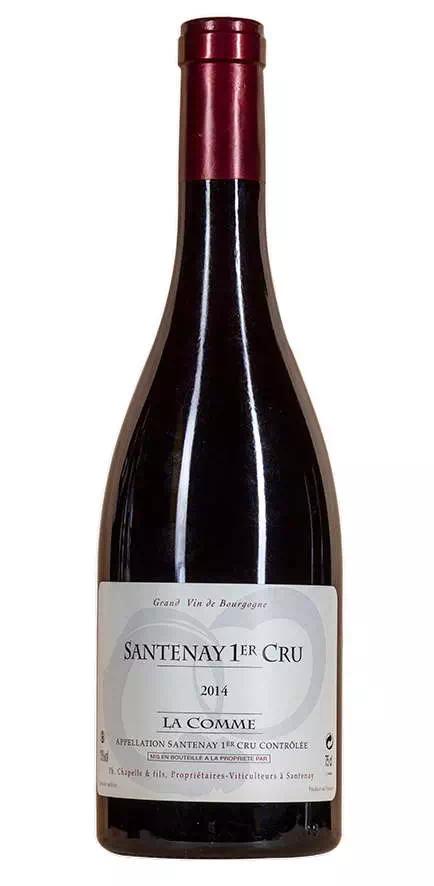 Вино Домен Шапель ит Фильс Руж AOC Сантене Премьер Крю "Ла Комм"
