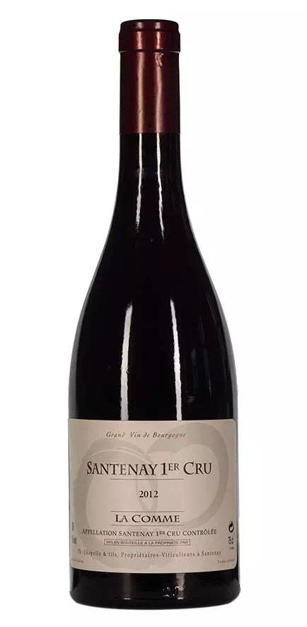 Вино Домен Шапель ит Фильс Руж AOC Сантене Премьер Крю "Ла Комм"