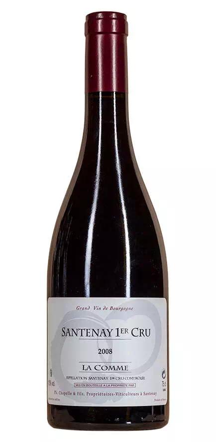 Вино Домен Шапель ит Фильс Руж AOC Сантене Премьер Крю "Ла Комм"