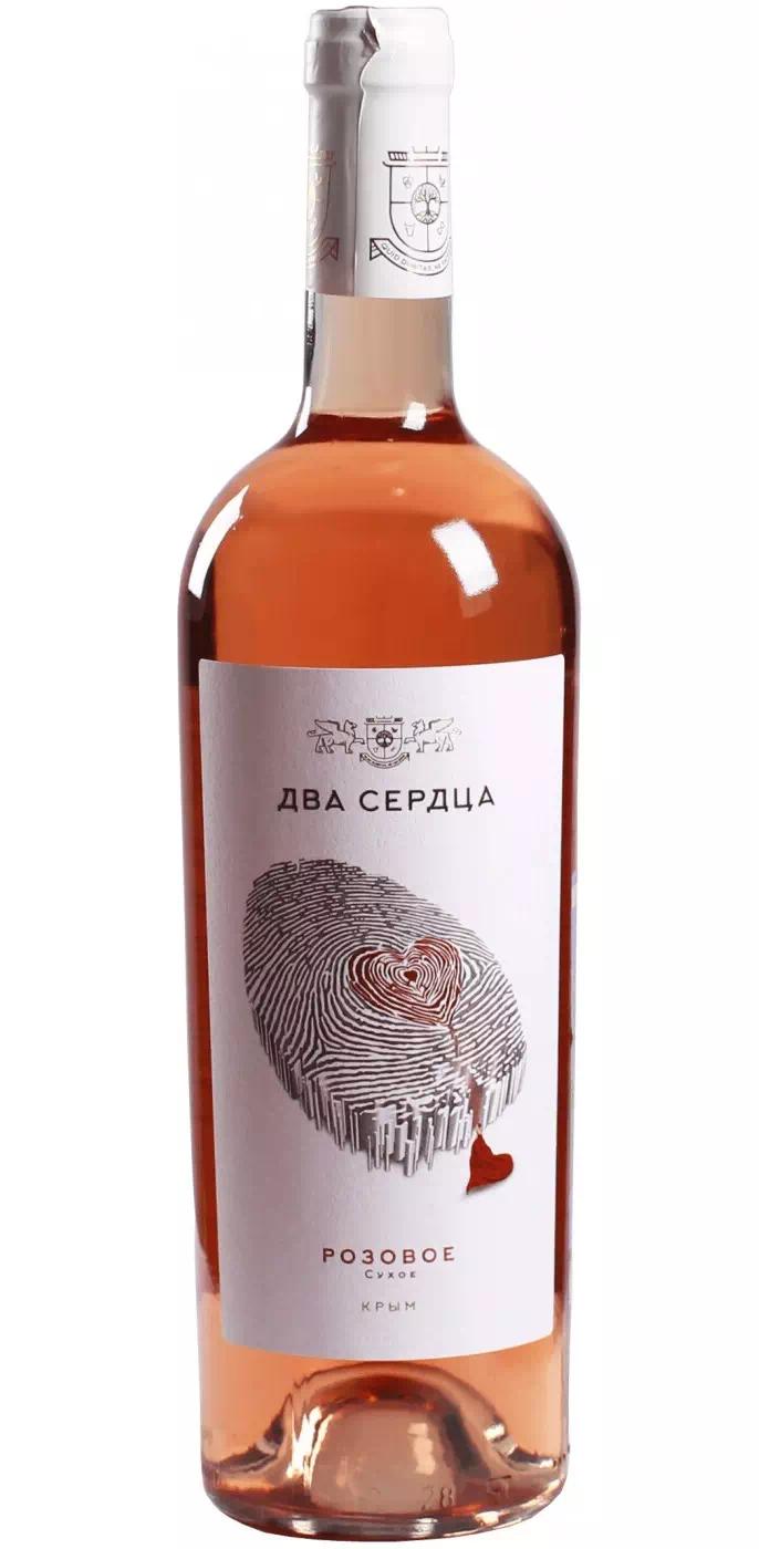 Вино Два Сердца Розовое (Сакский р-н)