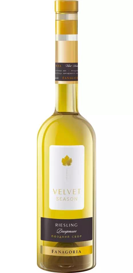 Десертное вино Фанагория "Вельвет Сезон" Рислинг ЗГУ Кубань. Таманский п-ов