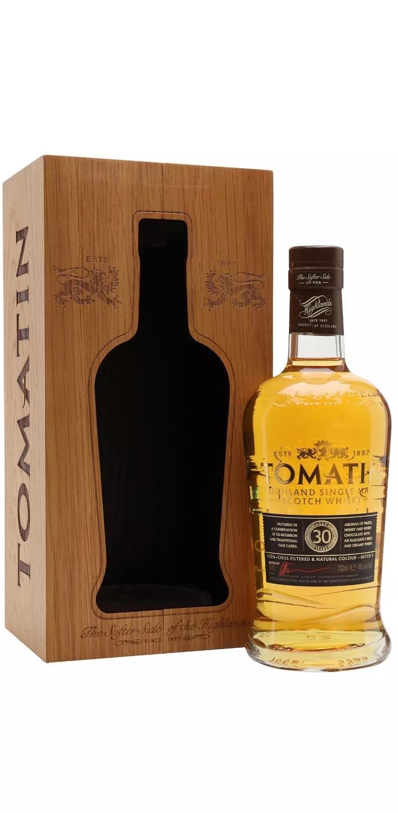 Виски односолодовый Томатин 30-летний (Хайленд)
