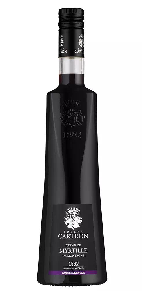 Ликёр десертный Жозеф Картрон "Крем де Миртий (Черника)" де Монтань 