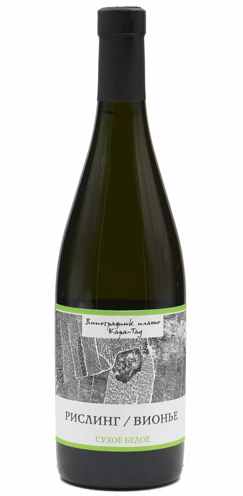 Вино Виноградник Плато Кара-Тау Рислинг - Вионье