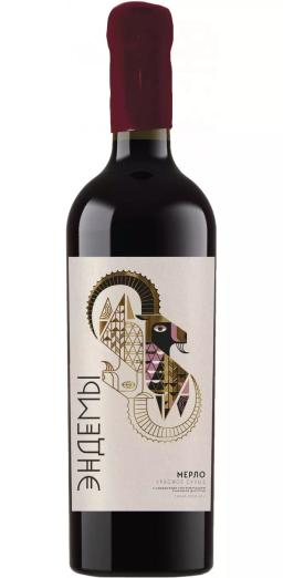 Вино Эндемы Мерло ЗГУ Дагестан