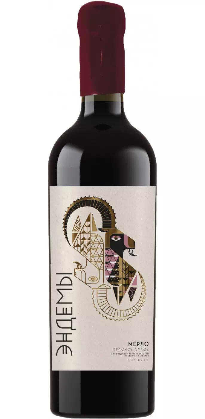 Вино Эндемы Мерло ЗГУ Дагестан