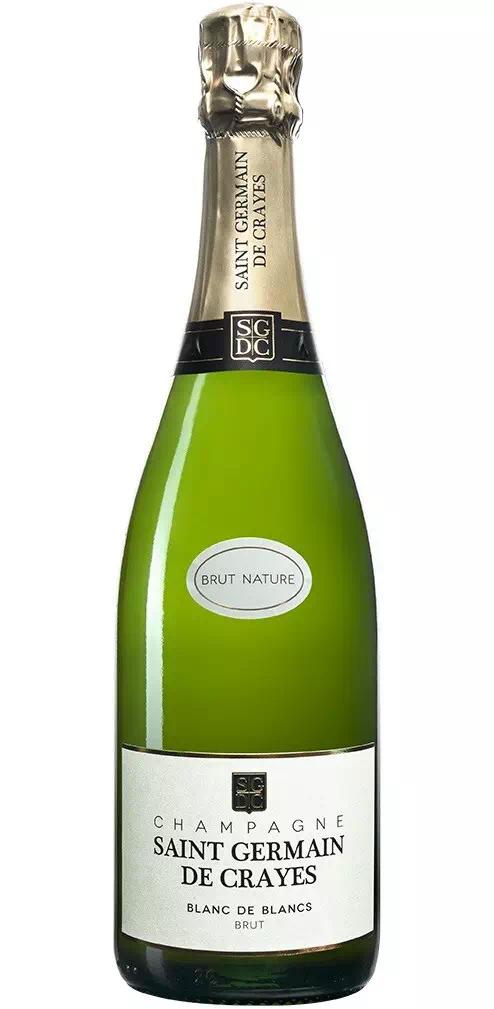 Шампанское Сан Жермен де Крэ "Блан де Блан" Экстра Брют (Брют Натюр) AOC Шампань