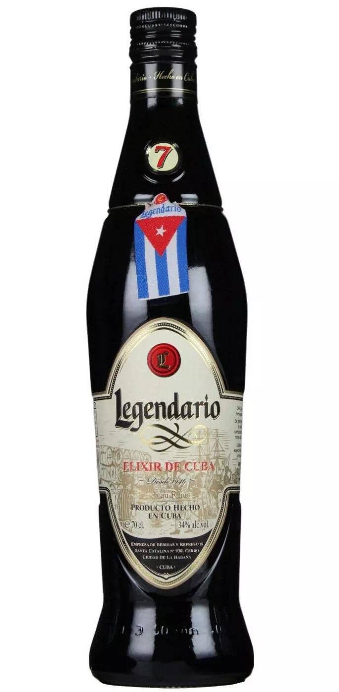 Вкусовой ром Легендарио "Эликсир де Куба" 7-летний