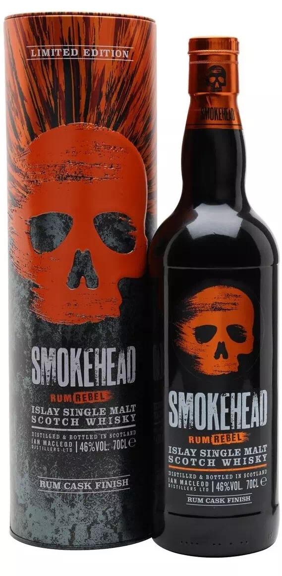 Виски односолодовый Смоукхед "Ром Ребэл" (о.Айла)