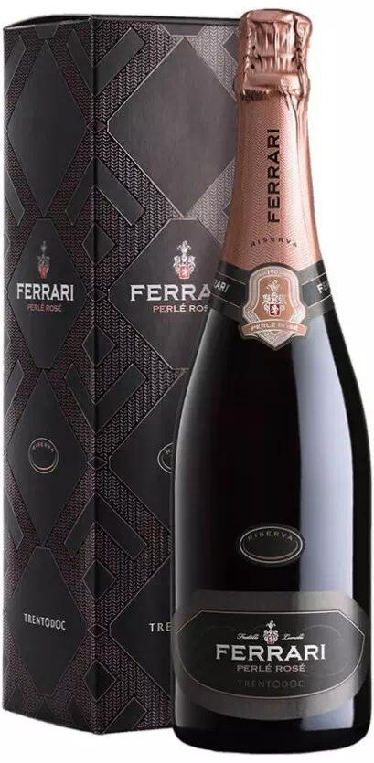 Игристое вино Феррари "Перле Розе" Ризерва Брют Розе DOC Тренто