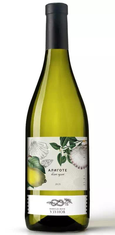 Вино Винодельня Узунов Алиготе ЗГУ Кубань. Таманский п-ов