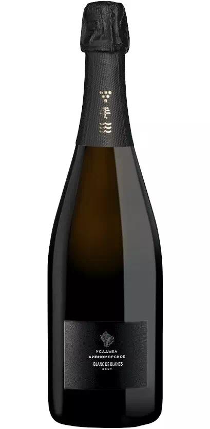 Игристое вино Усадьба Дивноморское "Блан де Блан" Брют ЗНМП