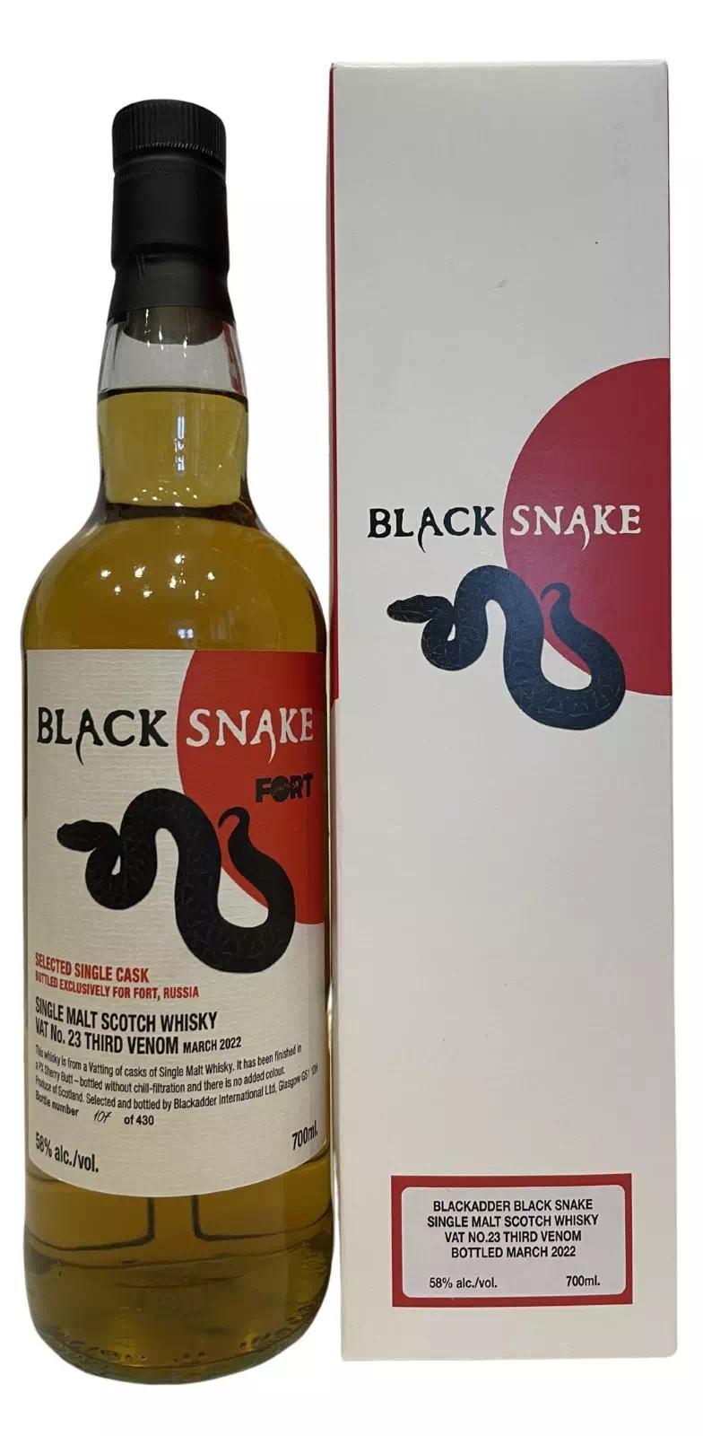 Виски односолодовый Блэкаддер "Блэк Снейк"