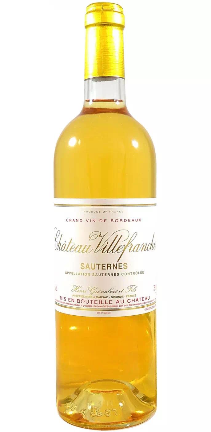 Десертное вино Шато Вильфранш АОС Сотерн