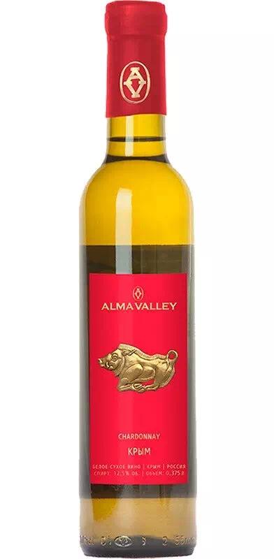 Вино Альма Вэлли Шардоне ЗГУ Крым