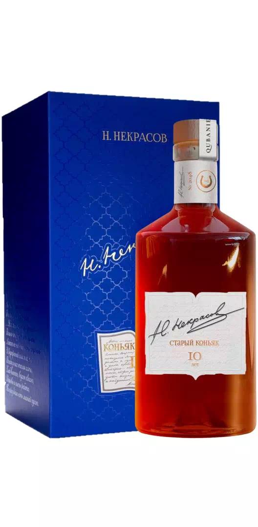 Российский Коньяк Н.Некрасов 10-летний КС