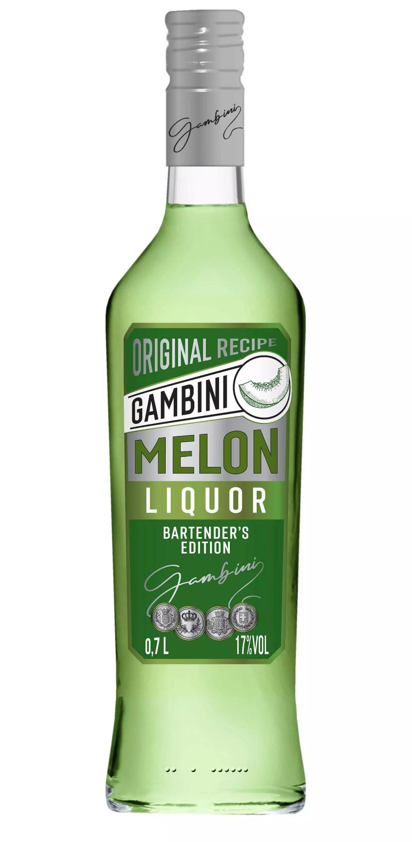 Ликёр десертный Гамбини Зелёная Дыня