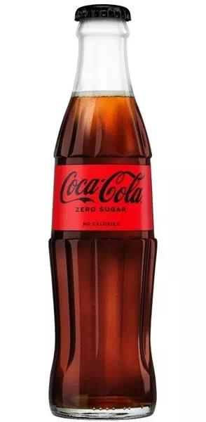 Coca-Cola Zero (без сахара) Лимонад 0.33л стекло