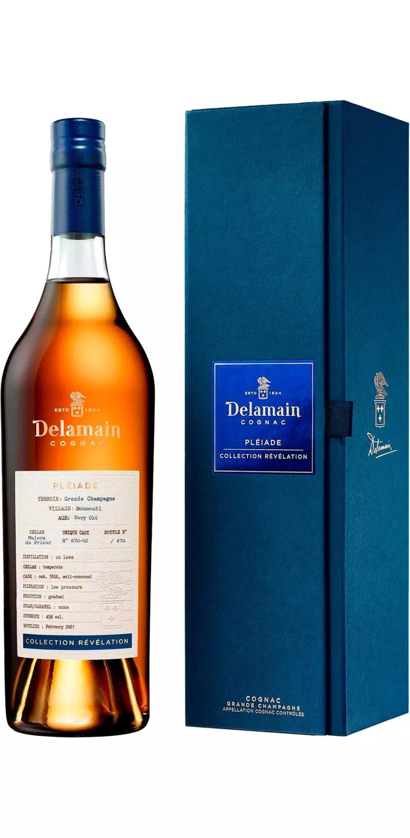 Коньяк Деламен "Плеяд" Коллексьон Ревелясьон AOC Гранд Шампань "Бонной"