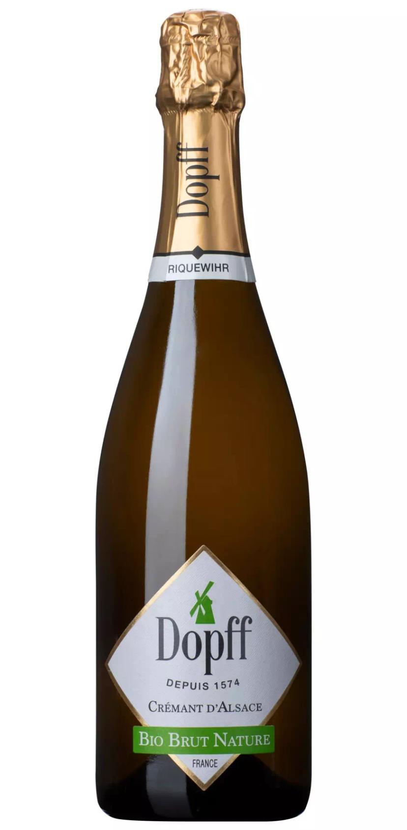 Игристое вино Допфф о Мулэн "Био Брют Натюр" Экстра Брют AOC Креман д'Эльзас