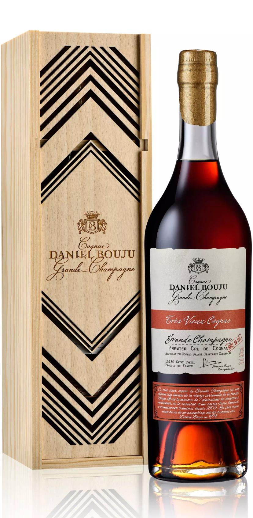 Коньяк Даниель Бужу "Тре Вье" Брют де Фут AOC Гранд Шампань