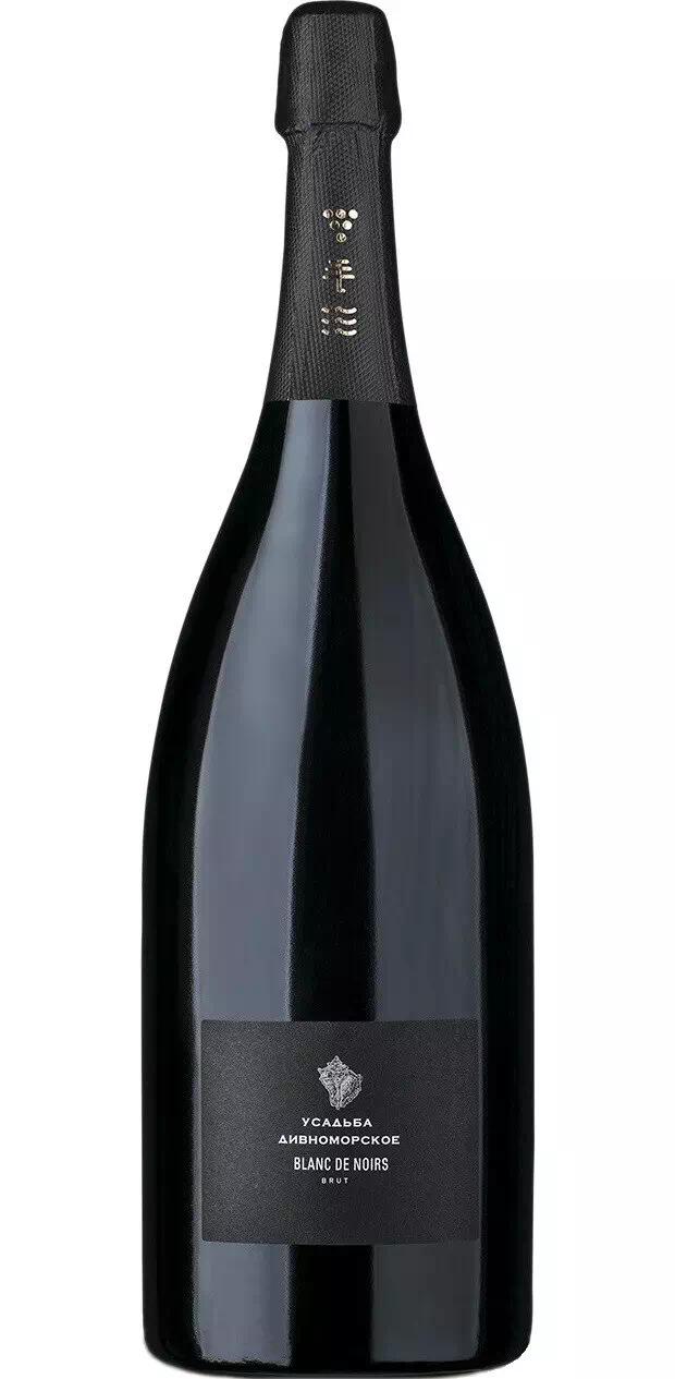 Игристое вино Усадьба Дивноморское "Блан де Нуар" Брют ЗНМП