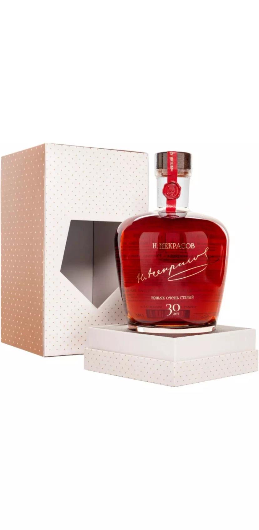Российский Коньяк Н.Некрасов 30-летний ОС