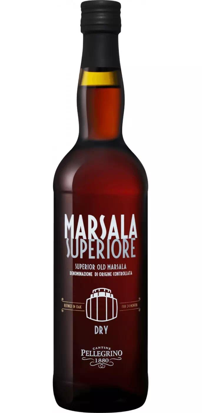 Креплёное вино Кантине Пеллегрино "Олд" Сухое DOC Марсала Супериоре
