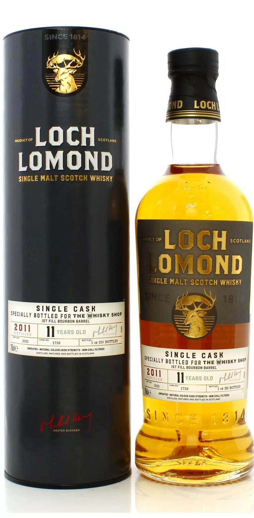 Виски односолодовый Лох Ломонд "Сингл Каск" 11-летний (Хайленд)