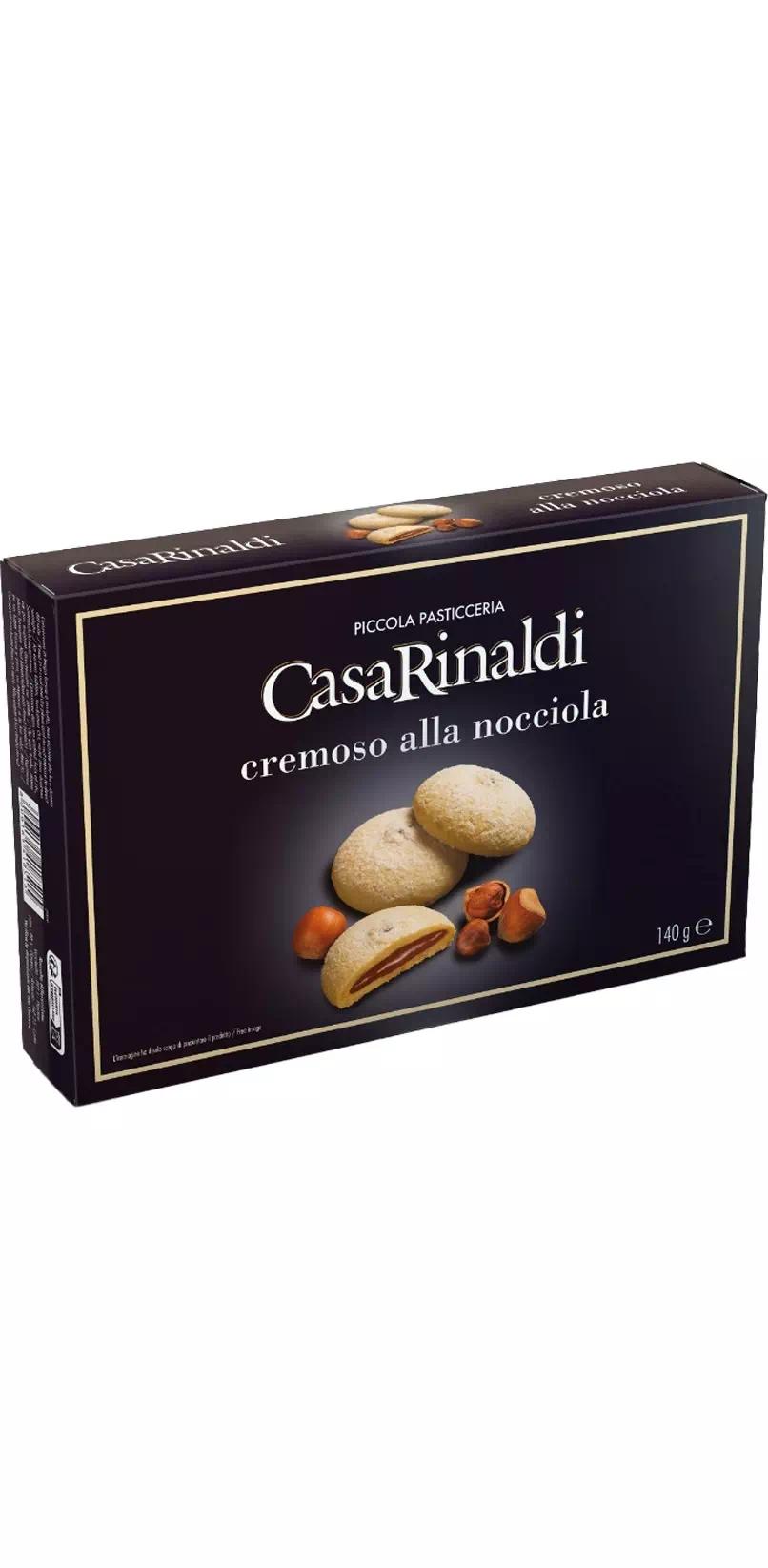 Печенье Casa Rinaldi с кремом из лесного ореха 140гр