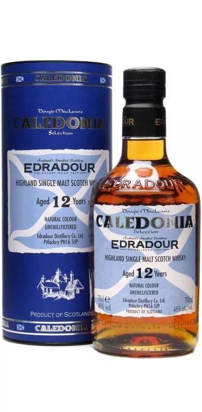 Виски односолодовый Эдраду "Каледония" 12-летний (Хайленд)