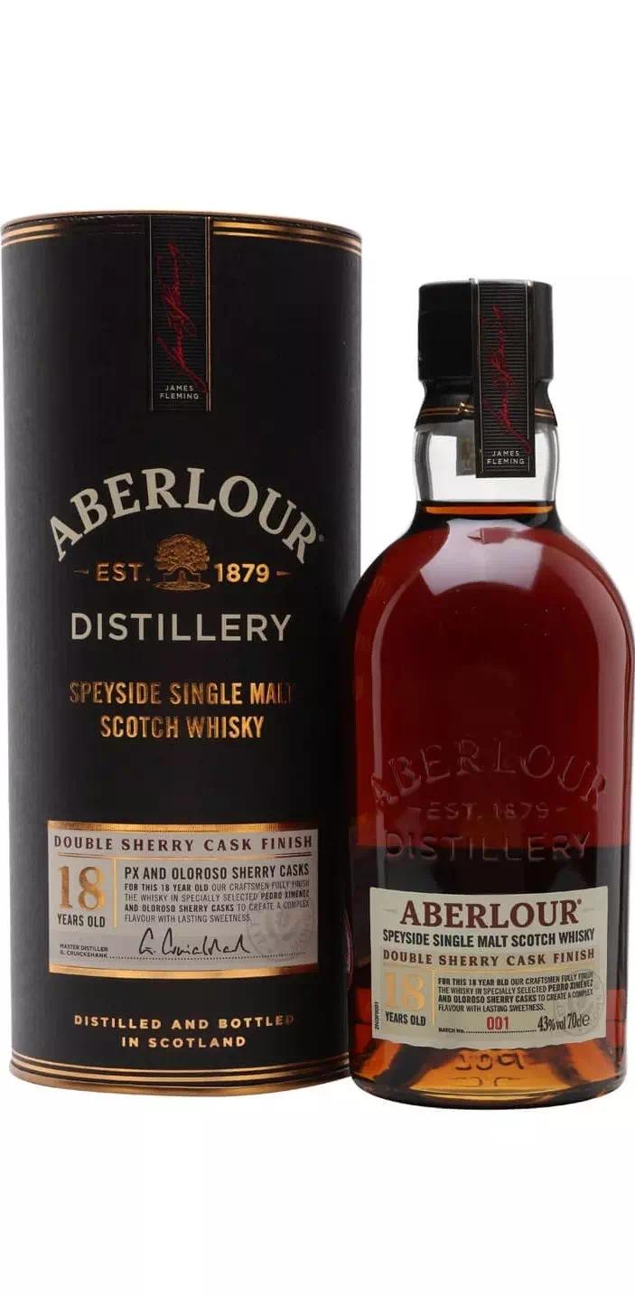 Виски односолодовый Аберлауэр 18-летний Дабл Шерри Каск Финиш (Спейсайд)