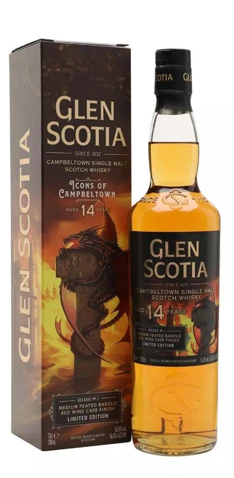 Виски односолодовый Глен Скотиа 14-летний "Релиз №2 - Дракон" Бароло Каск Финиш (Кэмпбелтаун)