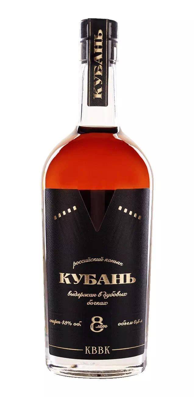 Российский коньяк Кубань КВВК 8-летний
