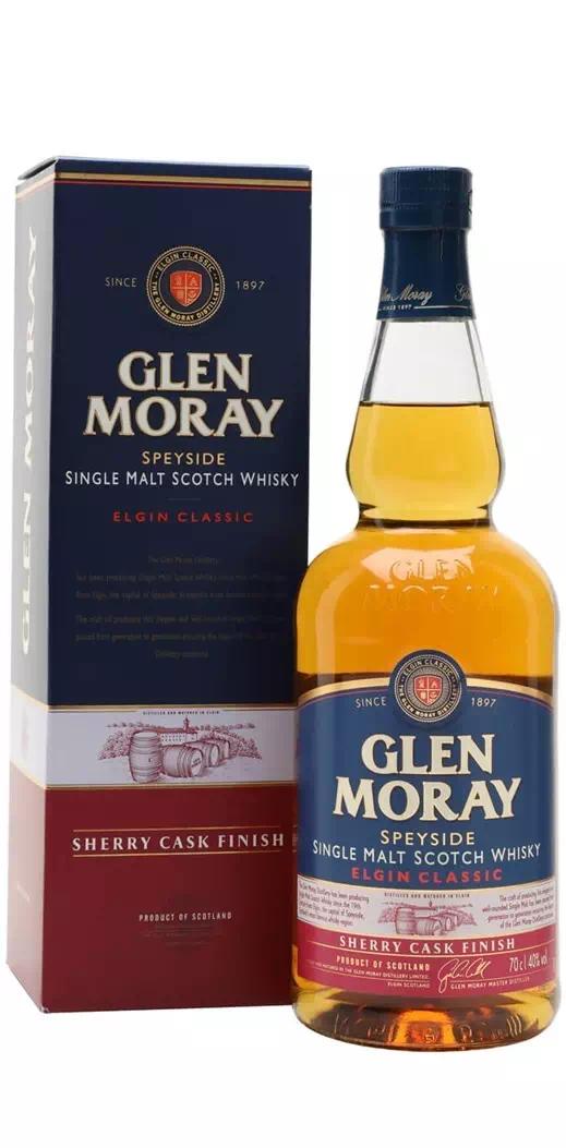 Виски односолодовый Глен Морей "Элгин Классик" Шерри Каск Финиш