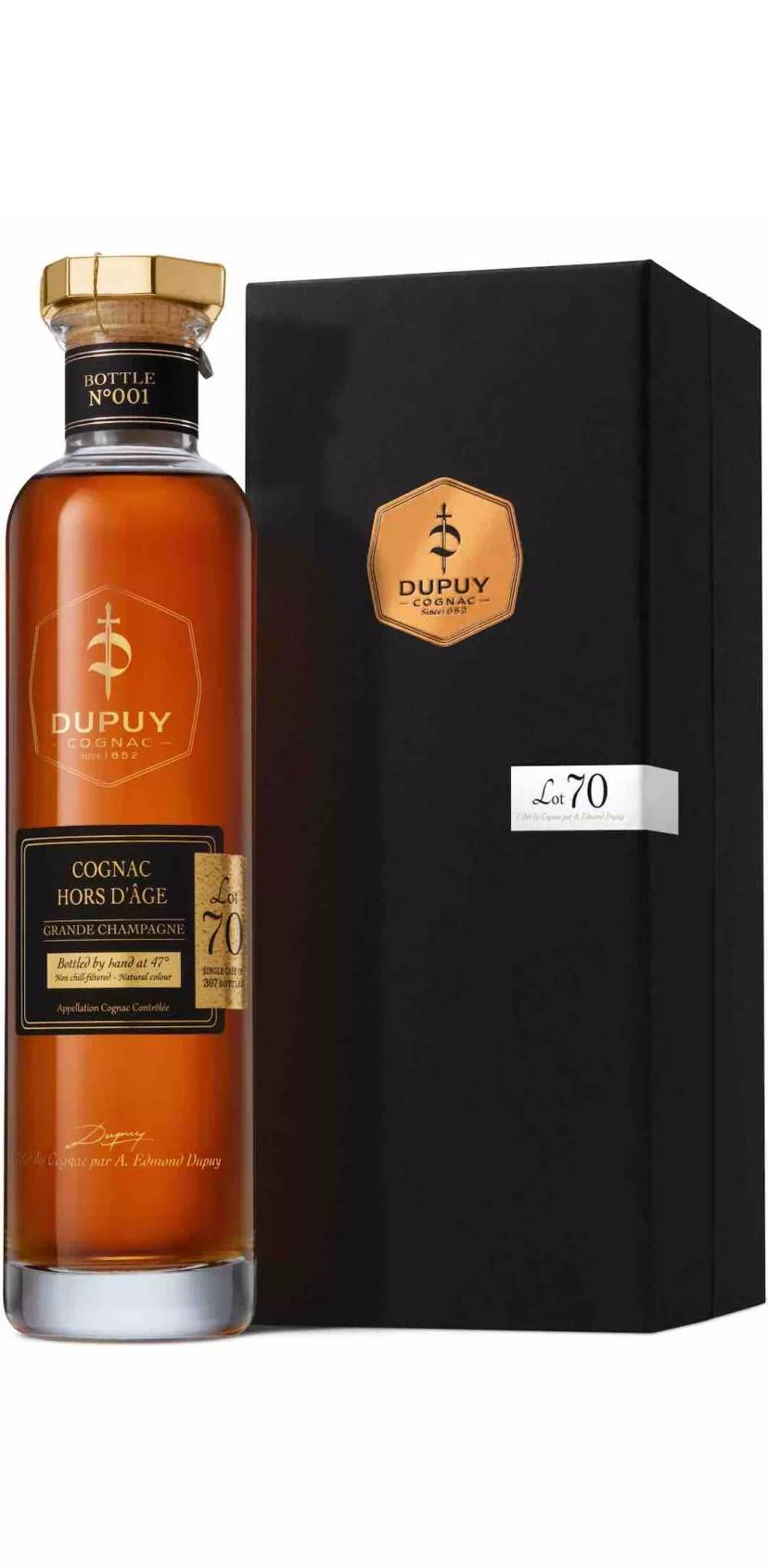 Коньяк Дюпюи Ор д'Аж "Лот №70" AOC Гранд Шампань