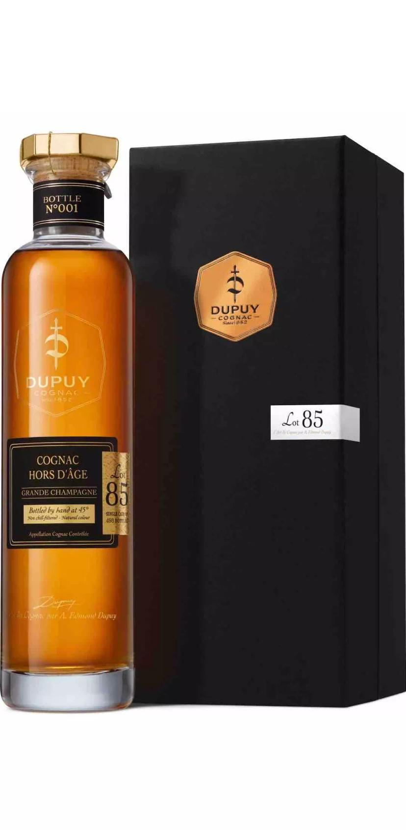 Коньяк Дюпюи Ор д'Аж "Лот №85" AOC Гранд Шампань