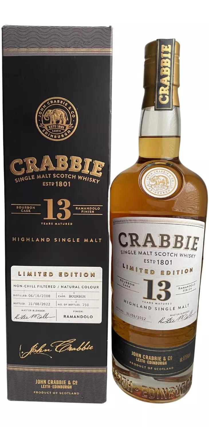 Виски односолодовый Крабби 13-летний Рамандоло Финиш (Хайленд)