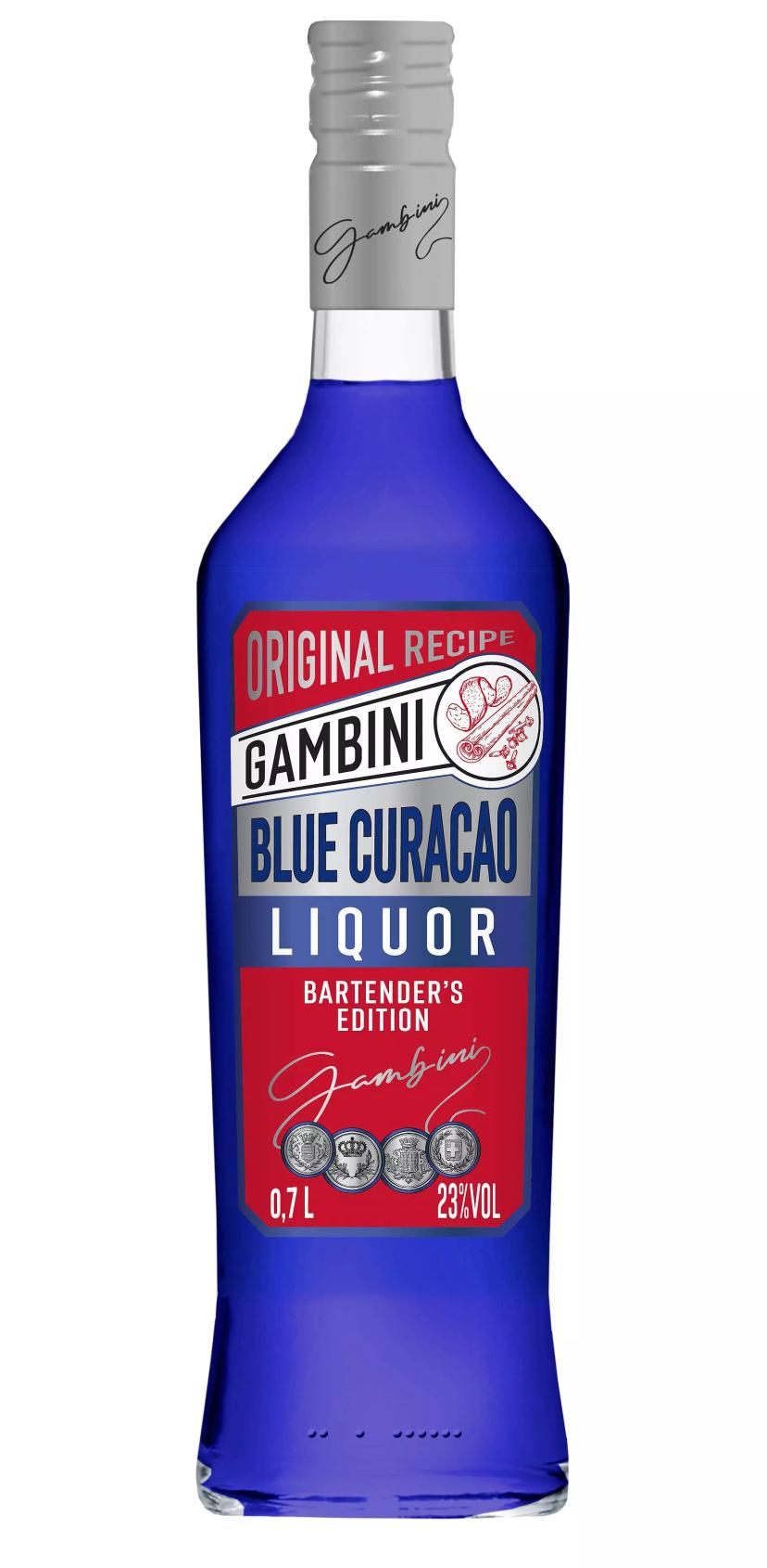 Ликёр десертный Гамбини "Блю Кюрасао"